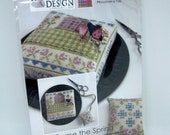 Hands On Design House on A Hill Came the Spring Cross Stitch Pattern