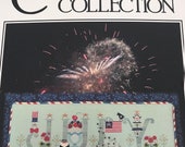 The Cross Eyed Cricket July counted  cross stitch pattern.