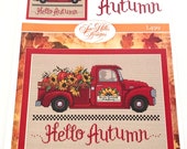 Sue Hillis Counted cross stitch pattern, Hello Autumn, Birthday gift, Mothers Day, gift for her.