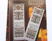 Autumn sampler cross stitch pattern by Stoney Creek.