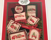 Sue Hillis Counted cross stitch pattern, Home For The Holidays, Christmas gift, Mothers Day, gift for her.