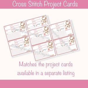 Printable Stitching Planner One Page, Embroidery Planner, Cross Stitch ...