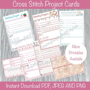 Printable Stitching Planner One Page Embroidery Planner - Etsy