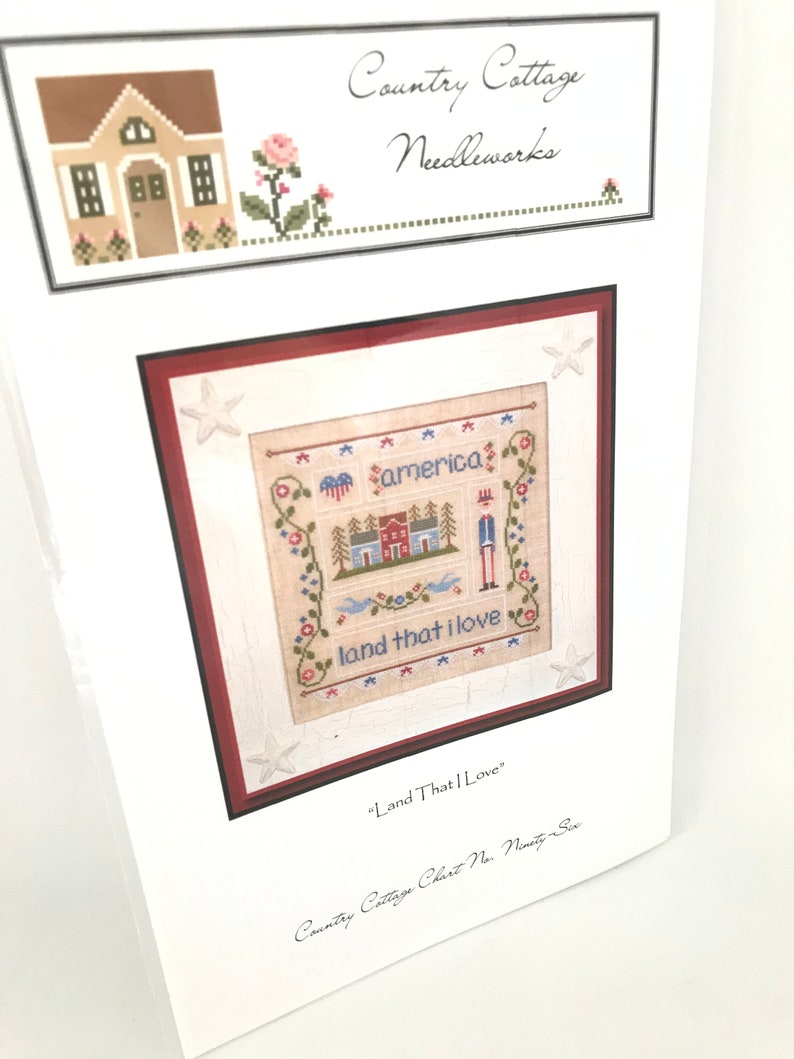 Land That I Love Counted Cross Stitch Pattern by Little House | Etsy