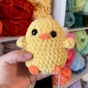 Ready to Ship - Chick Plushie - Handmade Crochet Stuffed Animal
