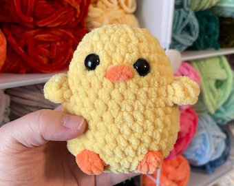 Ready to Ship - Chick Plushie - Handmade Crochet Stuffed Animal