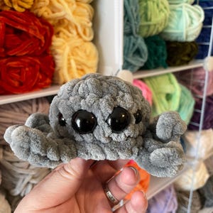 Ready to Ship - Spider Plushie - Handmade Crochet Stuffed Animal