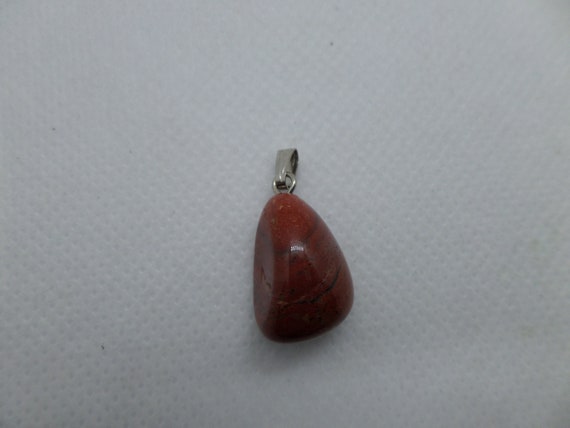 Jasper stone triangular shaped pendant - image 2