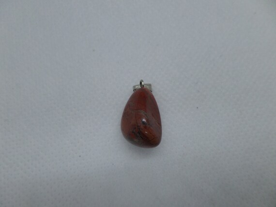 Jasper stone triangular shaped pendant - image 3