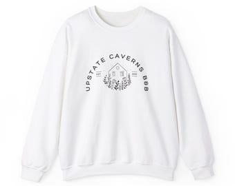 Upstate Caverns Bnb ユニセックス ヘビーブレンド™ クルーネック スウェットシャツ