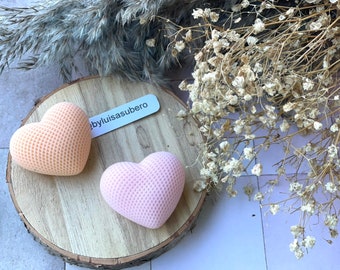 Heart Soaps - 12 pieces - made to order