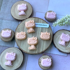 Hello Kitty mini soaps set of 10 MADE TO ORDER image 2