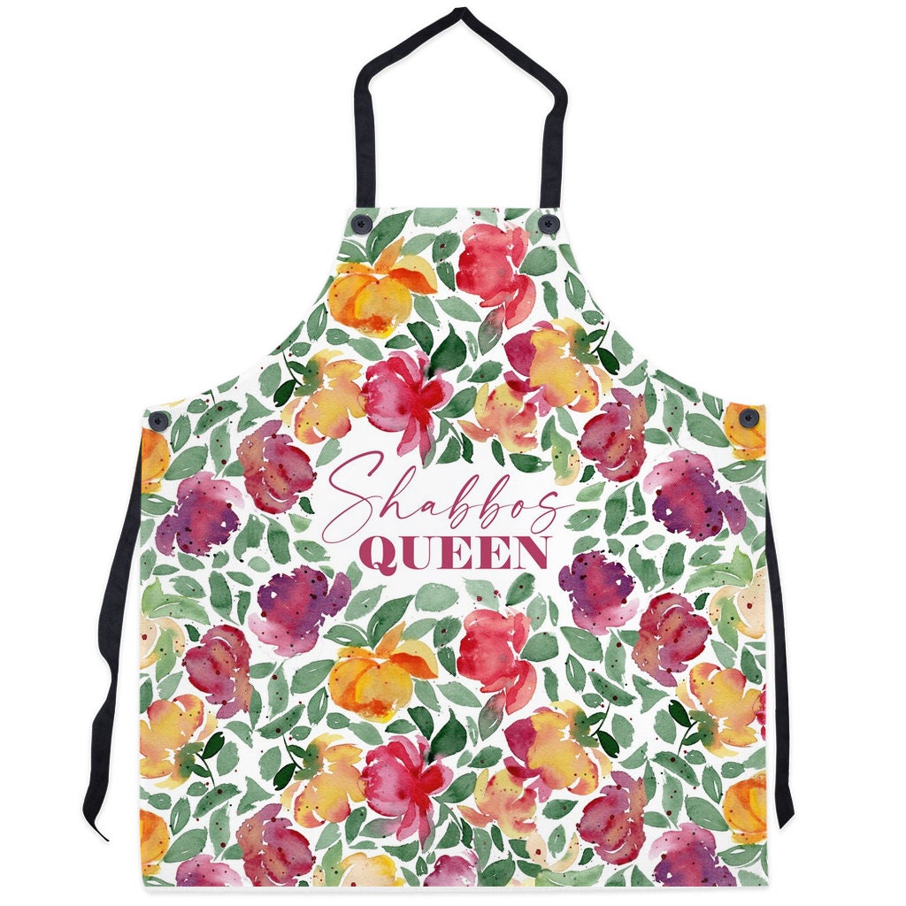 kosher red Mom Heart cooking Apron for women fun Jewish mothers gift  Israeli Judaica