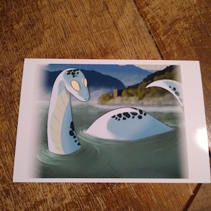 Cryptid prints - Nessie the Loch Ness Monster on photo paper (4x6 in)