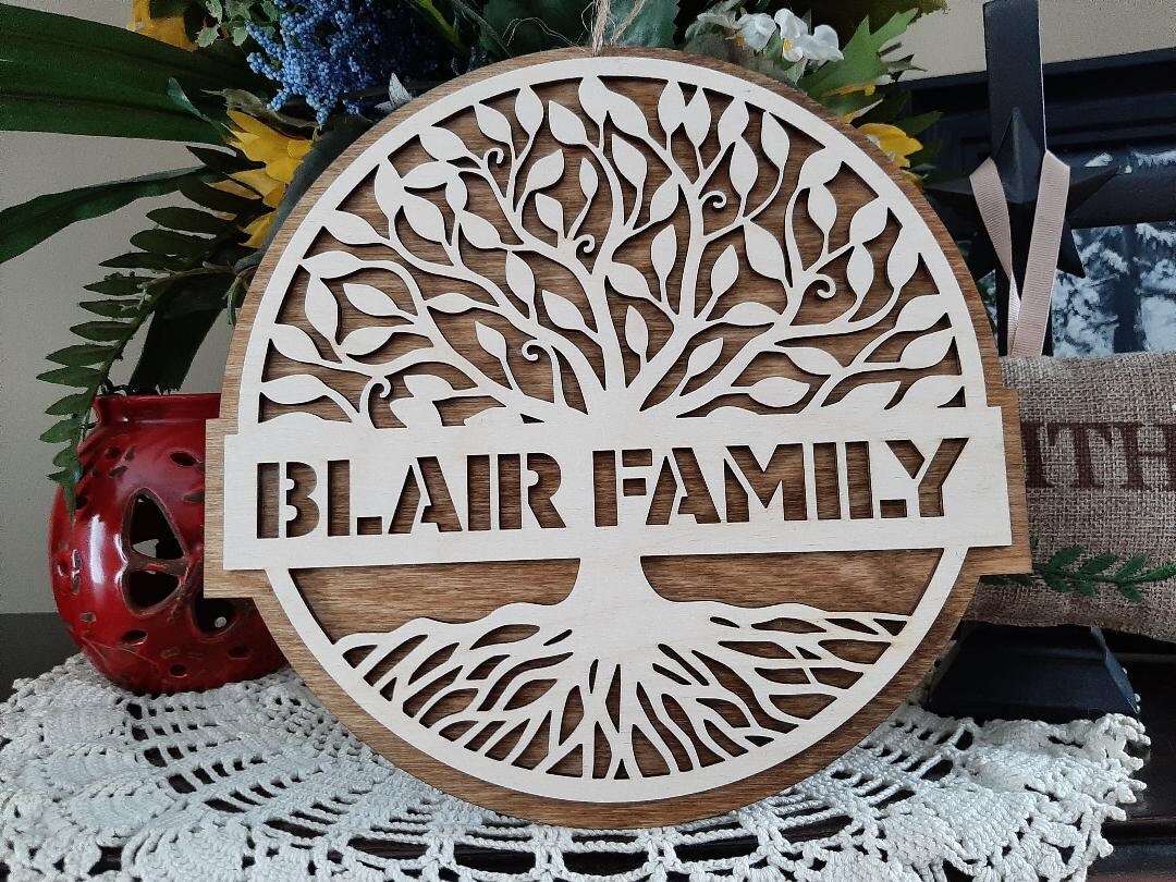 Family Tree Decor Wall Art Tree of Life Decoration Wall Etsy