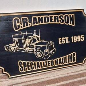 Personalized truck drivers sign,Truck drivers personalized plaque Semi truck, 18 wheeler gift, retirement gift,truckers gift