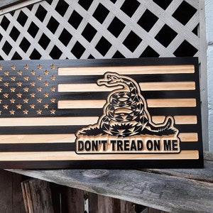 Don&#39;t Tread On Me Flag, don&#39;t tread on me, Wooden flag, Sign, Don&#39;t tread on me sign, American flag, Don&#39;t tread on me gift, Don&#39;t tread