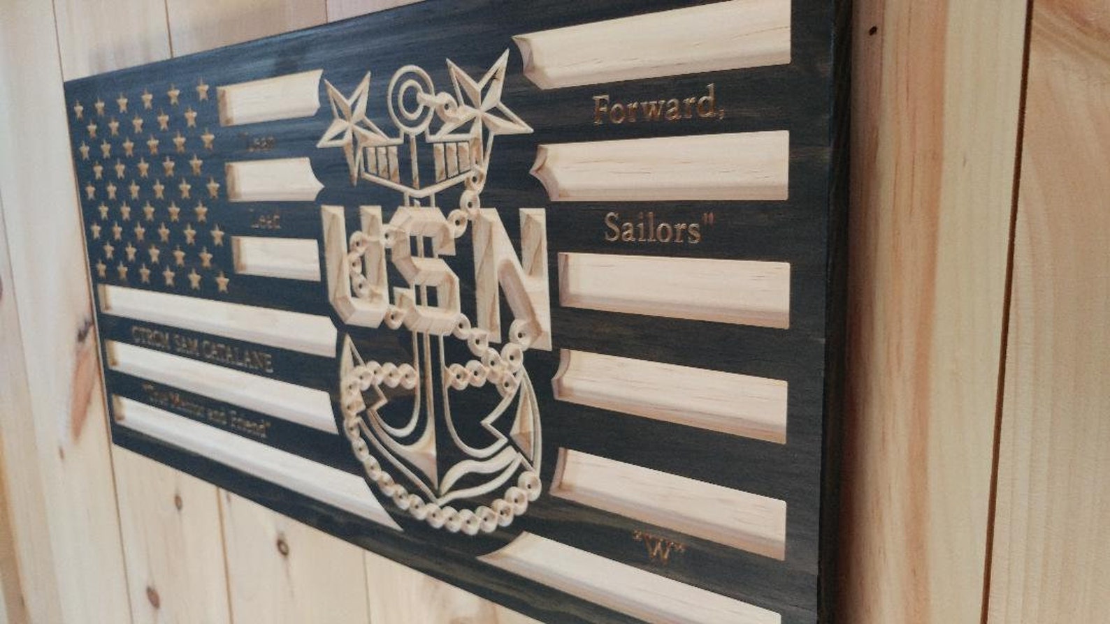 US Navy Master Chief Flag Sign US Navy Gift Master Chief - Etsy