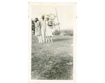 Vintage Snapshot ~ Black Man with Arms around Two Women ~ Vintage Photo ~ writing on back GR12