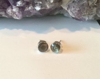 Silverly Orecchini a Bottone Quadrati in Argento Sterling con