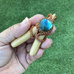 kuripe Self Applicator, Palo Santo Kuripe, Shaman Ritual Ceremony kuripe, Shaman Pipe