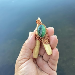 kuripe Pipe For Rapeh, Palo Santo Kuripe, Shaman Ritual Ceremony kuripe, Shaman Pipe