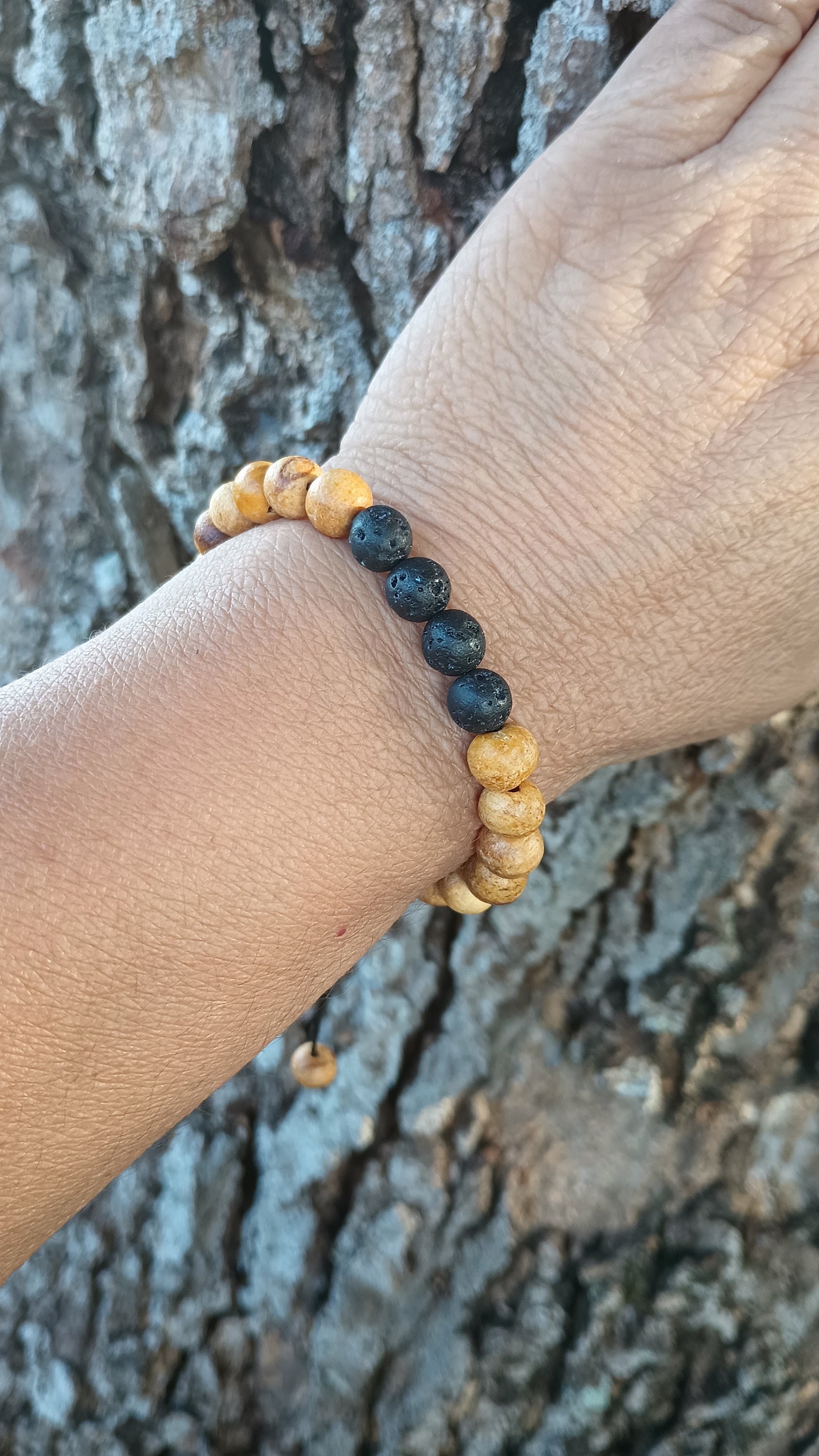 Bracciale in Pietre di Palo Santo Handmade – La Casa Degli Incensi