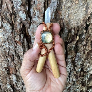 kuripe Self Applicator, Palo Santo Kuripe, Shaman Ritual Ceremony kuripe, Shaman Pipe