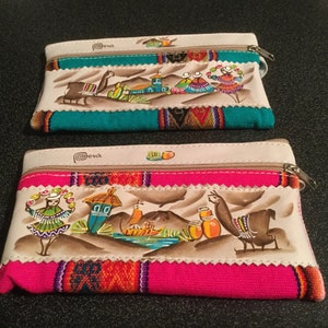 Peruvian  Pencil Case,  Handmade Cosmetics Bag, Makeup Bag, Gift for Her
