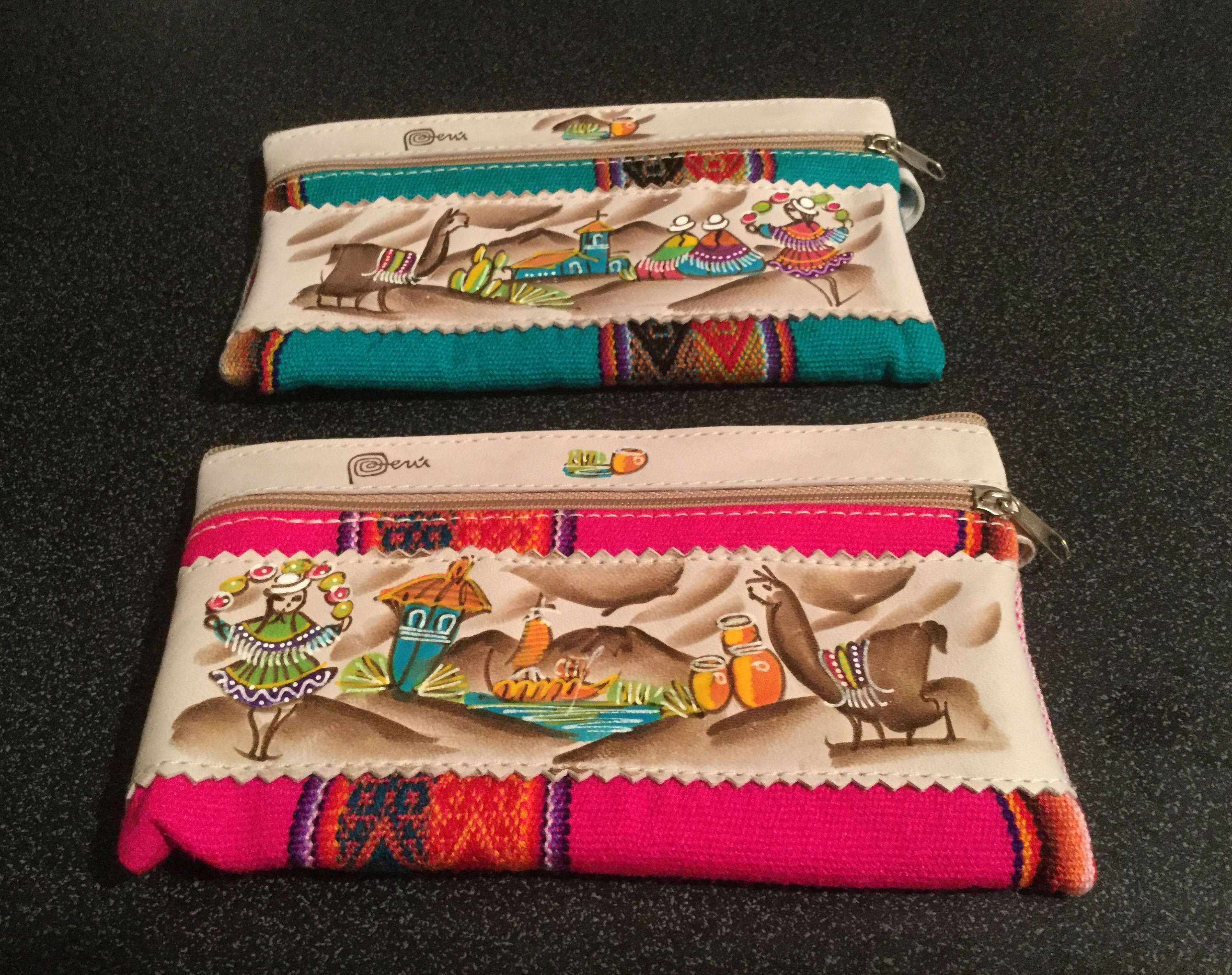 Authentic Genuine Peruvian Cute Leather Coin Purse