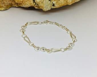 Frau Sterling Silber Armband, zarte Frauen Armband, Geburtstagsgeschenk für Sie