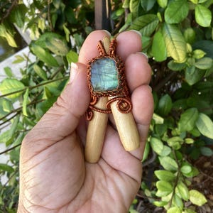 Handmade kuripe Self Applicator, Palo Santo Kuripe, Shaman Ritual Ceremony kuripe, Shaman Pipe