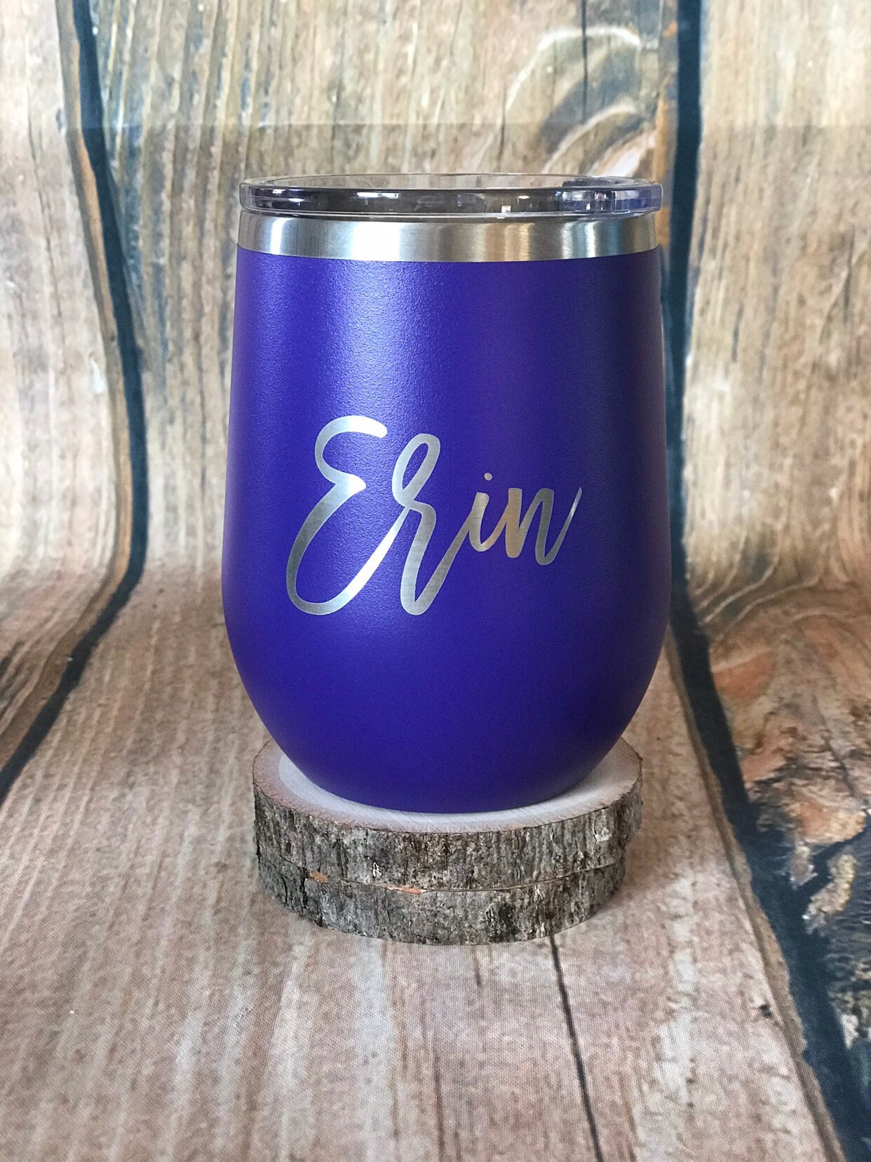 12 oz insulated wine tumbler personalized wine tumbler with Etsy