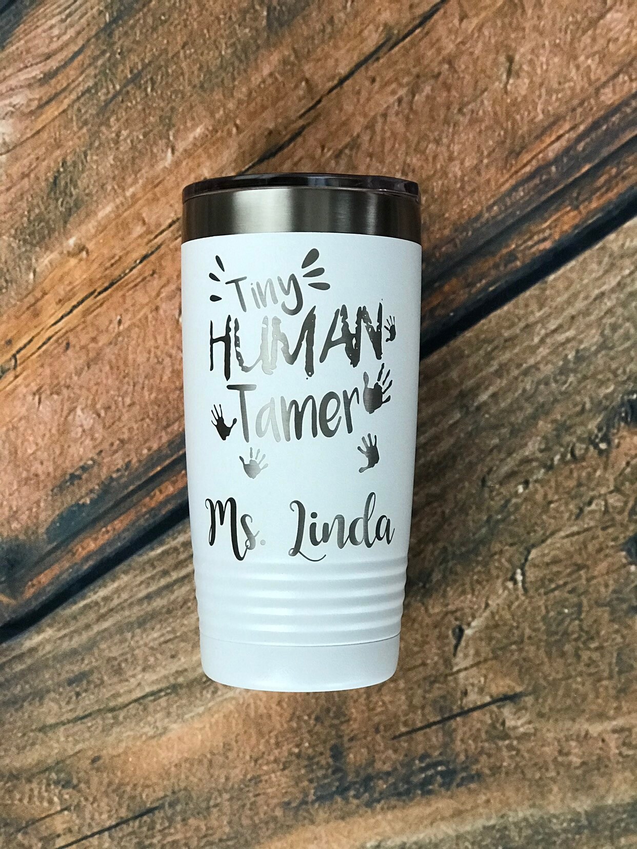 Personalized Tumbler 20 oz Custom Tumbler Teacher Gift  Day Care Prov…