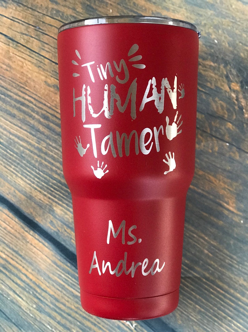 30 Oz Personalized Coffee Tumbler Teacher Gift Daycare Etsy