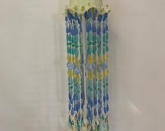 A Sunny Spring Morning Crystal and Glass Beaded Wind Chime Unique Gift for Housewarming Birthday Mothers Day Holiday Anniversary Gardens