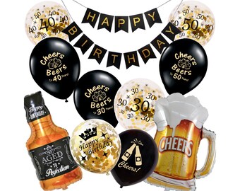 Mens 30th Birthday Decorations Etsy