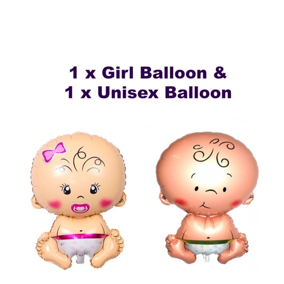 Baby Shower Balloons Boy Girl Foil Ballon Gender Reveal Party