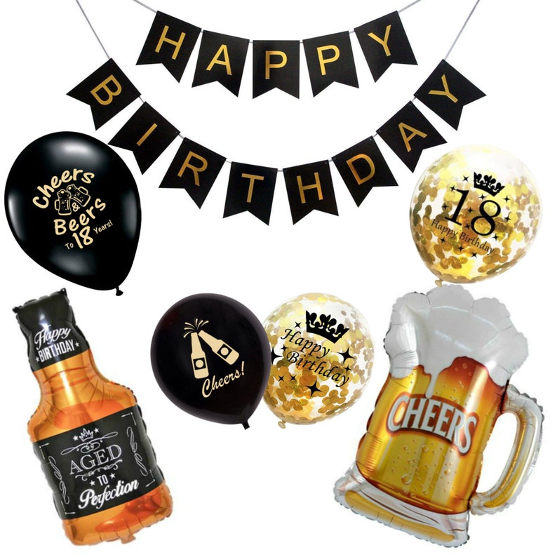 18th Birthday Decorations 21st Birthday Decorations Cheers