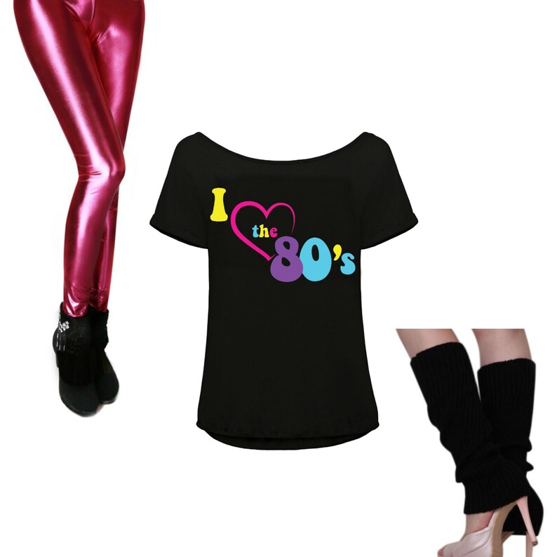 80s Fancy Dress Costume Ideas Womens I Love The 80s Top T Etsy
