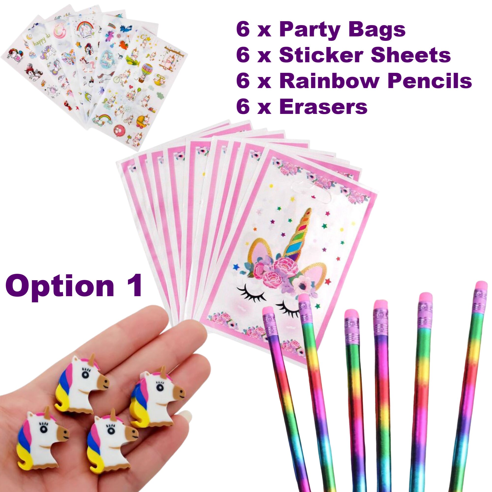 Unicorn Party Bags Unicorn Party Bag Fillers Unicorn Party Etsy Australia