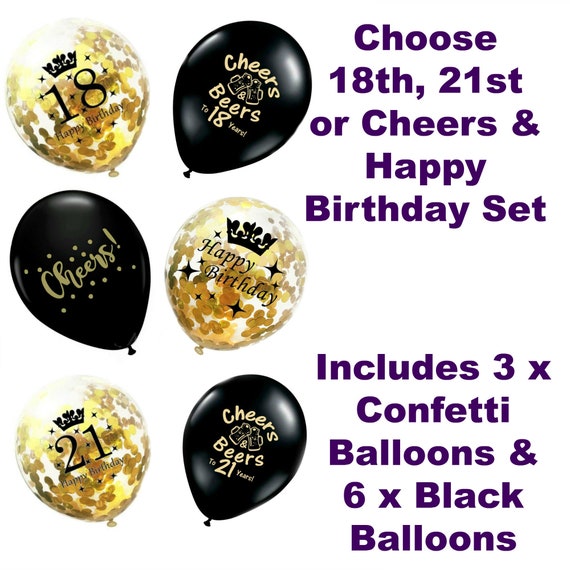 18th Birthday Decorations 21st Birthday Decorations Cheers Etsy