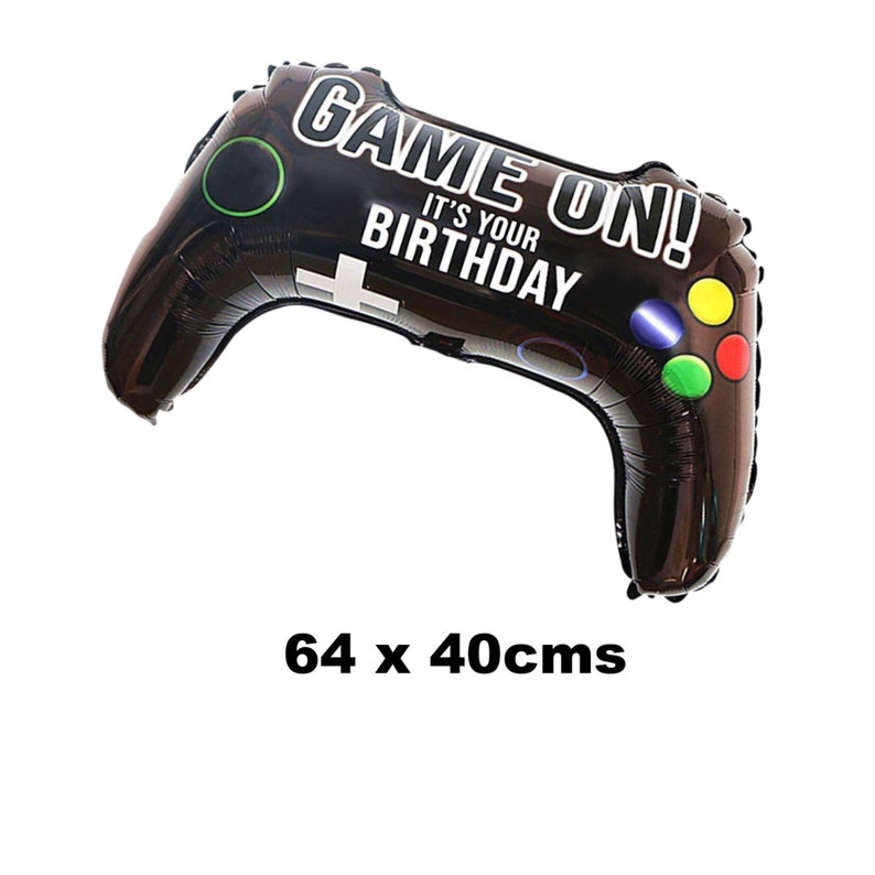Gaming Party Supplies Boys Birthday Decorations Balloons Etsy