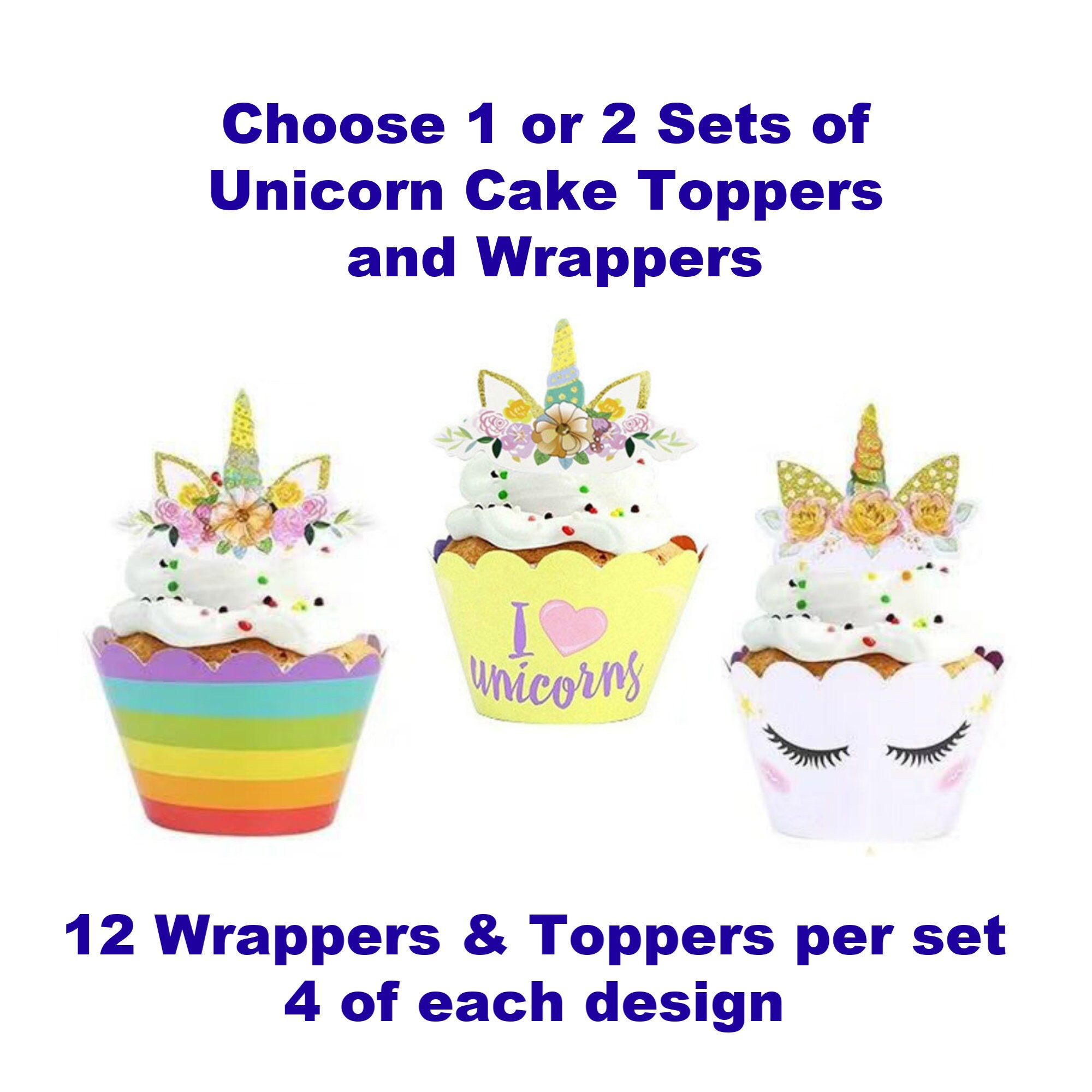 Unicorn Cupcake Stand Display 3 Tier Cake Stand Unicorn Etsy Australia