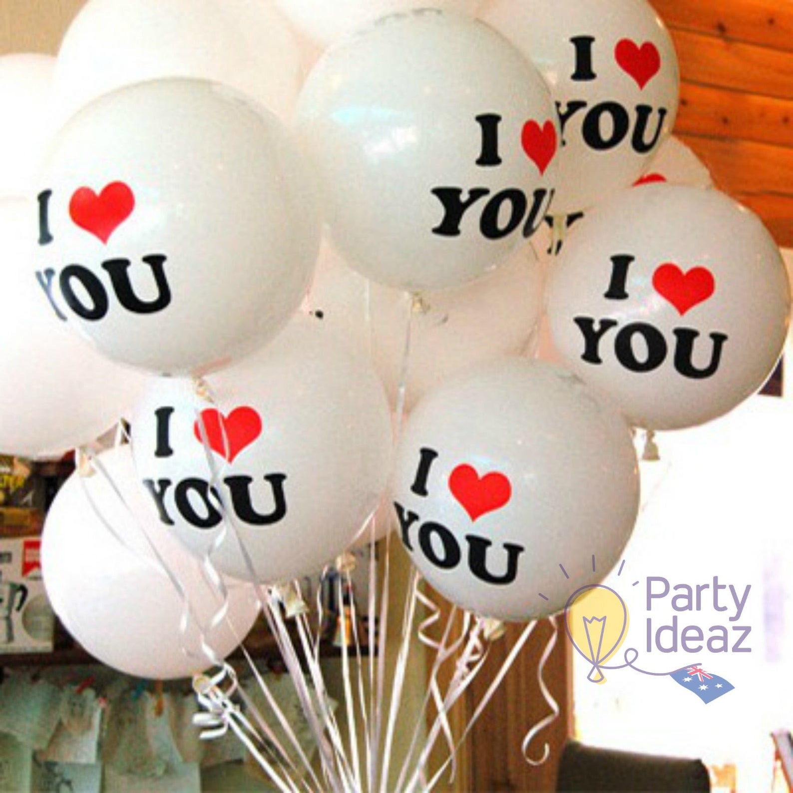 I Love You Balloons & Red Heart Balloons Wedding Balloons - Etsy