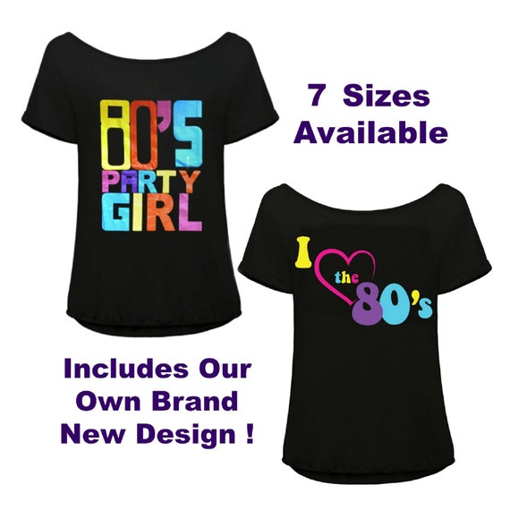 I Love the 80s T Shirt, 80s Party Top, Womens 1980s Costume, 80s Party Girl  Top, Girls Fancy Dress Outfit - 7 Sizes - Etsy