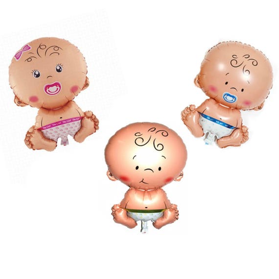 Baby Shower Foil Helium Balloon Christening Boy Girl Twins Birthday Party Decor