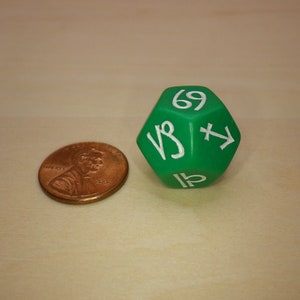 Zodiac Symbol Dice | 18mm D12 for RPG, D&D, and Astrology Tabletop Games bild 9
