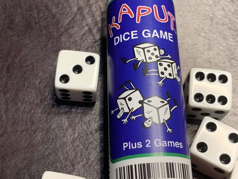 Kaput Dice Game Instructions With 5 Dice RPG Tool Tabletop Etsy