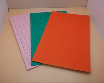 108 Blank Counter Tokens | 1/2 Inch Square Cardboard Punch Outs | RPG Map Markers | Tabletop Gaming Supplies | DIY Board Game Prototypes